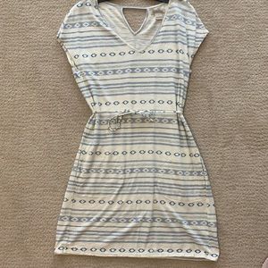 Blue/white pattern Lucky dress